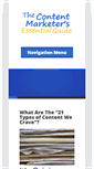 Mobile Screenshot of 21typesofcontentwecrave.com
